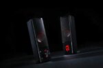 Redragon GS550 Orpheus PC Gaming Speakers, 2.0 Channel Stereo Desktop Computer Sound Bar with Compact Maneuverable Size, Headphone Jack, Quality Bass