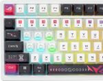 ROG Azoth X 75% custom gaming keyboard - hot-swappable ROG NX V2 Mechanical Switches, dye-sublimated semi-translucent keycaps, OLED display, three-way