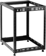Rosewill 12U Open Frame Network Rack for Servers & AV Gear,Server Rack Floor Standing or Wall Mounted, AV Rack for 19" Networking, Servers and Audio