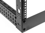 Rosewill 12U Open Frame Server Rack, 4-Post Network Server Rack, Adjustable Depth Frame Rack, Heavy Load Rack for Computer/Data/AV/IT