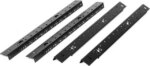 Rosewill 12U Open Frame Server Rack, 4-Post Network Server Rack, Adjustable Depth Frame Rack, Heavy Load Rack for Computer/Data/AV/IT