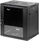 Rosewill 12U Server Rack Enclosure with Glass Door, Locks, & Removable Side Panels Wall Mount Network Cabinet 19 Inch Rack 17.7 Inches Deep Fully