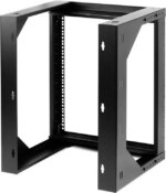 Rosewill 12U Server Rack with Swing Gate -Wall Mount Rack for 19 Inch IT Equipment Open Frame Rack–Network Rack Wall Mount for AV & Server Equipment