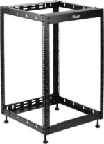 Rosewill 15U Open Frame Network Rack for Servers & AV Gear,Server Rack Floor Standing or Wall Mounted, AV Rack for 19" Networking, Servers and Audio
