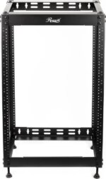 Rosewill 15U Open Frame Network Rack for Servers & AV Gear,Server Rack Floor Standing or Wall Mounted, AV Rack for 19" Networking, Servers and Audio