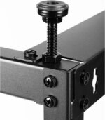 Rosewill 15U Open Frame Network Rack for Servers & AV Gear,Server Rack Floor Standing or Wall Mounted, AV Rack for 19" Networking, Servers and Audio