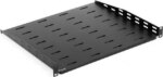 Rosewill 1U 19-Inch Universal Vented Rack Mount Cantilever Server Cabinet Shelf 16-Inches Deep Black, 2 Pack-RSA-1USHF003D