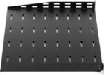 Rosewill 1U 19-Inch Universal Vented Rack Mount Cantilever Server Cabinet Shelf 16-Inches Deep Black, 2 Pack-RSA-1USHF003D