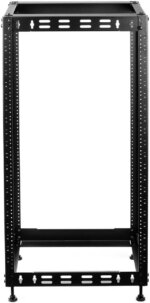 Rosewill 20U Open Frame Network Rack for Servers & AV Gear,Server Rack Floor Standing or Wall Mounted, AV Rack for 19" Networking, Servers and Audio