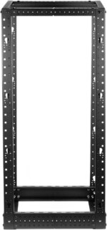 Rosewill 25U Open Frame Server Rack, 4-Post Network Server Rack, Adjustable Depth Frame Rack, Heavy Load Rack for Computer/Data/AV/IT