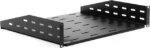 Rosewill 2U 19-Inch Universal Vented Rack Mount Cantilever Server Cabinet Shelf 16-Inches Deep Black-RSA-2USHF00