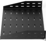 Rosewill 2U 19-Inch Universal Vented Rack Mount Cantilever Server Cabinet Shelf 14-Inches Deep Black-RSA-2USHF001