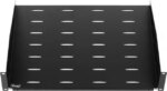 Rosewill 2U 19-Inch Universal Vented Rack Mount Cantilever Server Cabinet Shelf 14-Inches Deep Black-RSA-2USHF001