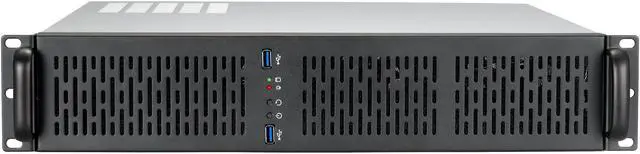 Rosewill 2U Server Chassis Rackmount Case | 4 3.5" HDD Bays | Micro-ATX Compatible |3 x 80mm PWM Fans | 2x USB 3.0 | Silver/Black - RSV-Z2600U