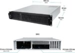 Rosewill 2U Server Chassis Rackmount Case, 4x 3.5" Bays, 2x 2.5" Devices, Micro-ATX Compatible, 2x 80mm PMW Fans, 2x USB 3.0 - RSV-Z2800U