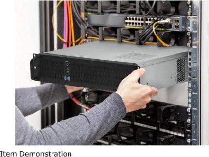 Rosewill 2U Server Chassis Rackmount Case, 4x 3.5" Bays, 2x 2.5" Devices, ATX Compatible, Up to 4x 80mm Fans, 2x USB 3.0, Silver/Black - RSV-Z2850U