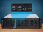 Rosewill 3U Server Chassis Rackmount Case, 6x 3.5" Bays, ATX Compatible, 2x 80mm Fans, 2x USB 3.0, Silver/Black - RSV-Z3100U