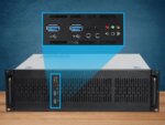 Rosewill 3U Server Chassis Rackmount Case, 6x 3.5" Bays, E-ATX Compatible, 2x 80mm Fans, 2x USB 3.0, Silver/Black - RSV-Z3200U