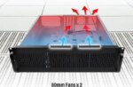Rosewill 3U Server Chassis Rackmount Case, 6x 3.5" Bays, E-ATX Compatible, 2x 80mm Fans, 2x USB 3.0, Silver/Black - RSV-Z3200U