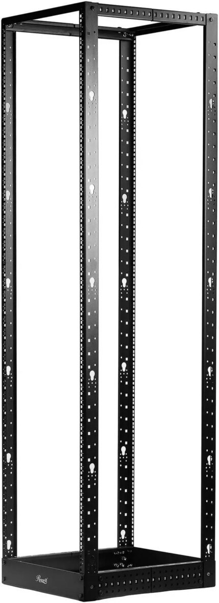 Rosewill 42U Open Frame Server Rack, 4-Post Network Server Rack, Adjustable Depth Frame Rack, Heavy Load Rack for Computer/Data/AV/IT