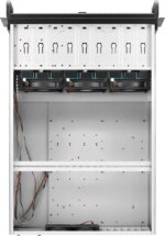 Rosewill 4U Server Chassis Rackmount Case | 12 Hot Swap 3.5", 2.5" SATA I, SATA II, SATA III SAS | E-ATX Compatible | 3 Front 120mm Fans, 2 Rear 80mm