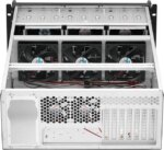 Rosewill 4U Server Chassis Rackmount Case | 15 3.5" HDD Bays | E-ATX Compatible | 6 Front 120mm Fans, 2 Rear 80mm Fans | 2x USB 3.0 | Front Panel Lock