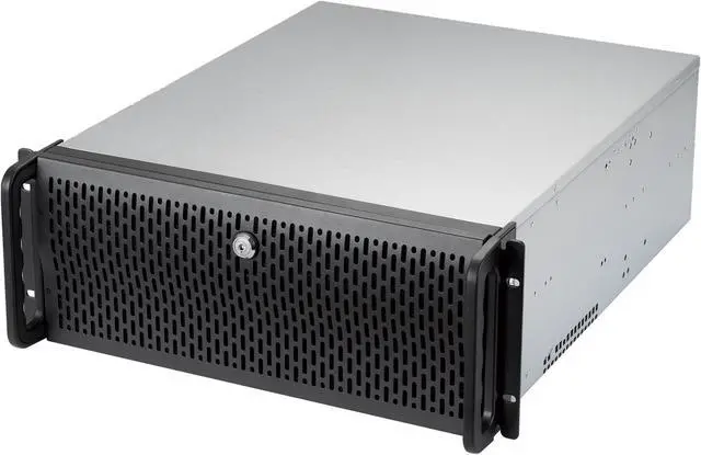 Rosewill 4U Server Chassis Rackmount Case | 8 3.5" HDD Bays, 3 5.25" Devices | ATX, CEB Compatible | 2 Front 120mm Fans, 2 Rear 80mm Fans | 2x USB 3.0
