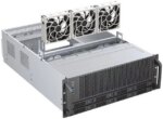 Rosewill 4U Server Chassis|Supports up to 4 GPUs|8 Hot-Swap 3.5"/2.5" SATA/SAS up to 12Gbps|E-ATX Compatible|3x 12038 Hot-Swap Fans, 2 Rear 8038
