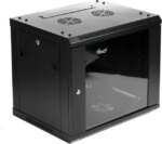 Rosewill 9U Server Rack Enclosure with Glass Door, Locks, & Removable Side Panels Wall Mount Network Cabinet 19 Inch Rack 17.7 Inches Deep Fully