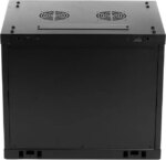 Rosewill 9U Server Rack Enclosure with Glass Door, Locks, & Removable Side Panels Wall Mount Network Cabinet 19 Inch Rack 17.7 Inches Deep Fully