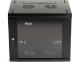 Rosewill 9U Server Rack Enclosure with Glass Door, Locks, & Removable Side Panels Wall Mount Network Cabinet 19 Inch Rack 17.7 Inches Deep