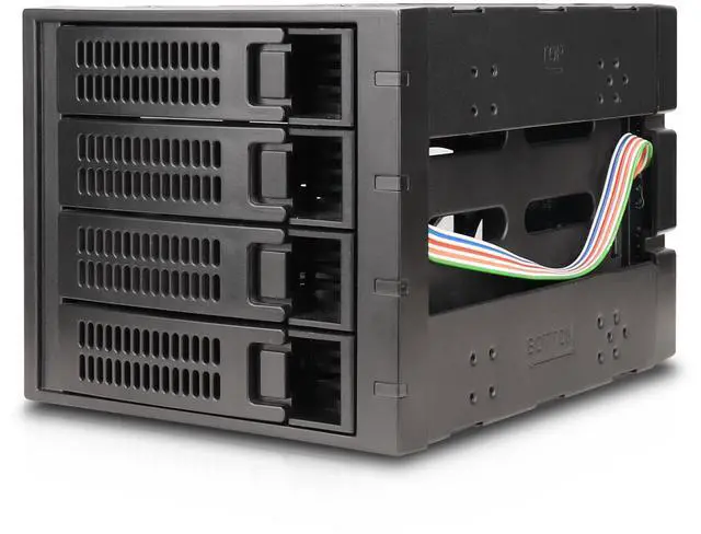 Rosewill Internal Hard Drive Enclosure - 3 x 5.25" to 4 x 3.5" Hot-Swap Enclosure - SATA I/II/III/ & SAS HDD - RSV-SATA-Cage-34