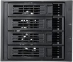 Rosewill Internal Hard Drive Enclosure - 3 x 5.25" to 4 x 3.5" Hot-Swap Enclosure - SATA I/II/III/ & SAS HDD - RSV-SATA-Cage-34
