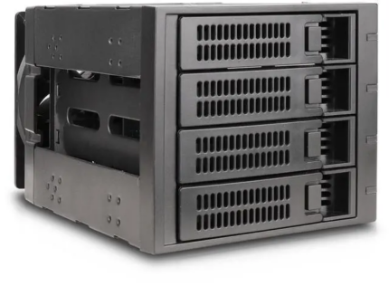Rosewill Internal Hard Drive Enclosure - 3 x 5.25" to 4 x 3.5" Hot-Swap Enclosure - SATA I/II/III/ & SAS HDD - RSV-SATA-Cage-34