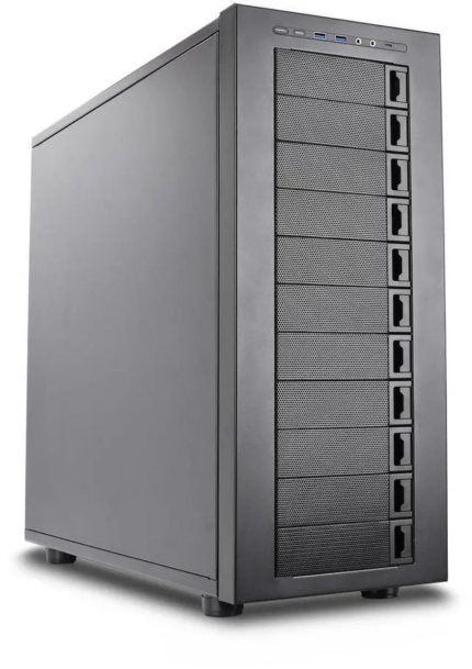 Rosewill THOR NAS - Full Tower Workstation Case | Server Chassis | Supports up to 11 3.5" HDD and 13 2.5" SSD | E-ATX Compatible | 1x 140mm PWM Fan |