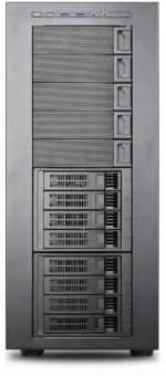 Rosewill THOR NAS Pro - Full Tower Workstation Case | Server Chassis | Supports up to 8 3.5" Hot-Swap 3.5"/2.5" SATA/SAS and 4 2.5" SSD | E-ATX