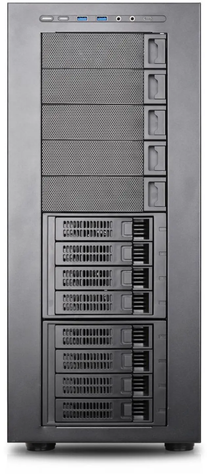 Rosewill THOR NAS Pro - Full Tower Workstation Case | Server Chassis | Supports up to 8 3.5" Hot-Swap 3.5"/2.5" SATA/SAS and 4 2.5" SSD | E-ATX