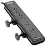 Safe-IT Surge Protector 6-Out 2 USB Ports Antimicrobial 8ft Cord