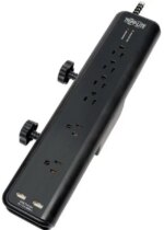 Safe-IT Surge Protector 6-Out 2 USB Ports Antimicrobial 8ft Cord