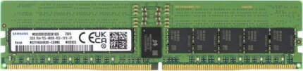 Samsung M321R4GA0BB0-CQK 32GB DDR5-4800 REG EC8 RDIMM PC5-38400R ECC Registered DIMM 288-Pin 1Rx4 1.1V Server Memory RAM Module