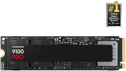 SAMSUNG SSD 9100 PRO 4TB, PCIe 5.0x4 M.2 (MZ-VAP4T0B/AM)