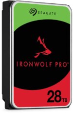 Seagate IronWolf Pro ST28000NT000 28TB 7200 RPM 512MB Cache SATA 6.0Gb/s 3.5" Internal Hard Drive