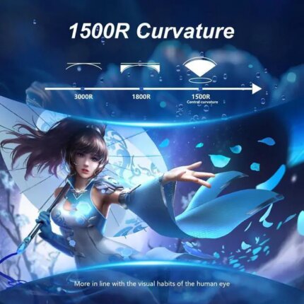 Sealan 34 inch Curved Ultrawide Computer Gaming Monitor 165Hz,UWQHD 3440x1440,1500R -PIP,1ms (MPRT),HDR, 300nits, sRGB99%,FreeSync,HDMI2.0(TMDS)