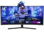 Sealan 34 inch Curved Ultrawide Computer Gaming Monitor 165Hz,UWQHD 3440x1440,1500R -PIP,1ms (MPRT),HDR, 300nits, sRGB99%,FreeSync,HDMI2.0(TMDS)