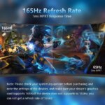 Sealan 34 inch Curved Ultrawide Computer Gaming Monitor 165Hz,UWQHD 3440x1440,1500R -PIP,1ms (MPRT),HDR, 300nits, sRGB99%,FreeSync,HDMI2.0(TMDS)