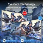 Sealan 34 inch Curved Ultrawide Computer Gaming Monitor 165Hz,UWQHD 3440x1440,1500R -PIP,1ms (MPRT),HDR, 300nits, sRGB99%,FreeSync,HDMI2.0(TMDS)