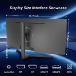 Sealan 34 inch Curved Ultrawide Computer Gaming Monitor 165Hz,UWQHD 3440x1440,1500R -PIP,1ms (MPRT),HDR, 300nits, sRGB99%,FreeSync,HDMI2.0(TMDS)