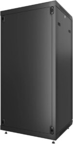 Server Rack – 27U - Wall Mount Rack - Locking Cabinet for Network - Electronics - Security - Audio - Video - AV Equipment - Data Rack - wheels / Power