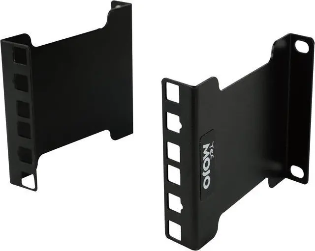Server Rack Depth Extender - 2U - 4inch / 10 cm - TAA Compliant - Recessed Rack Adapter - Rack Mount Adapter Kit - Network Rack Extender