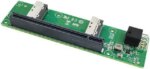 Shinreal 2 Port MCIO 8I to PCIe x16 Slot Adapter ---XIC 0516PE - Newegg.com